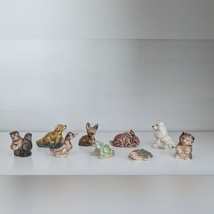 Wade Red Rose Tea Figures - lot of 9 animals